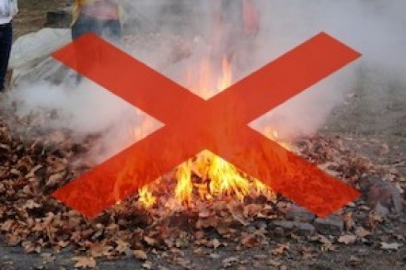 Városunkban tilos a nyílttéri avarégetés!