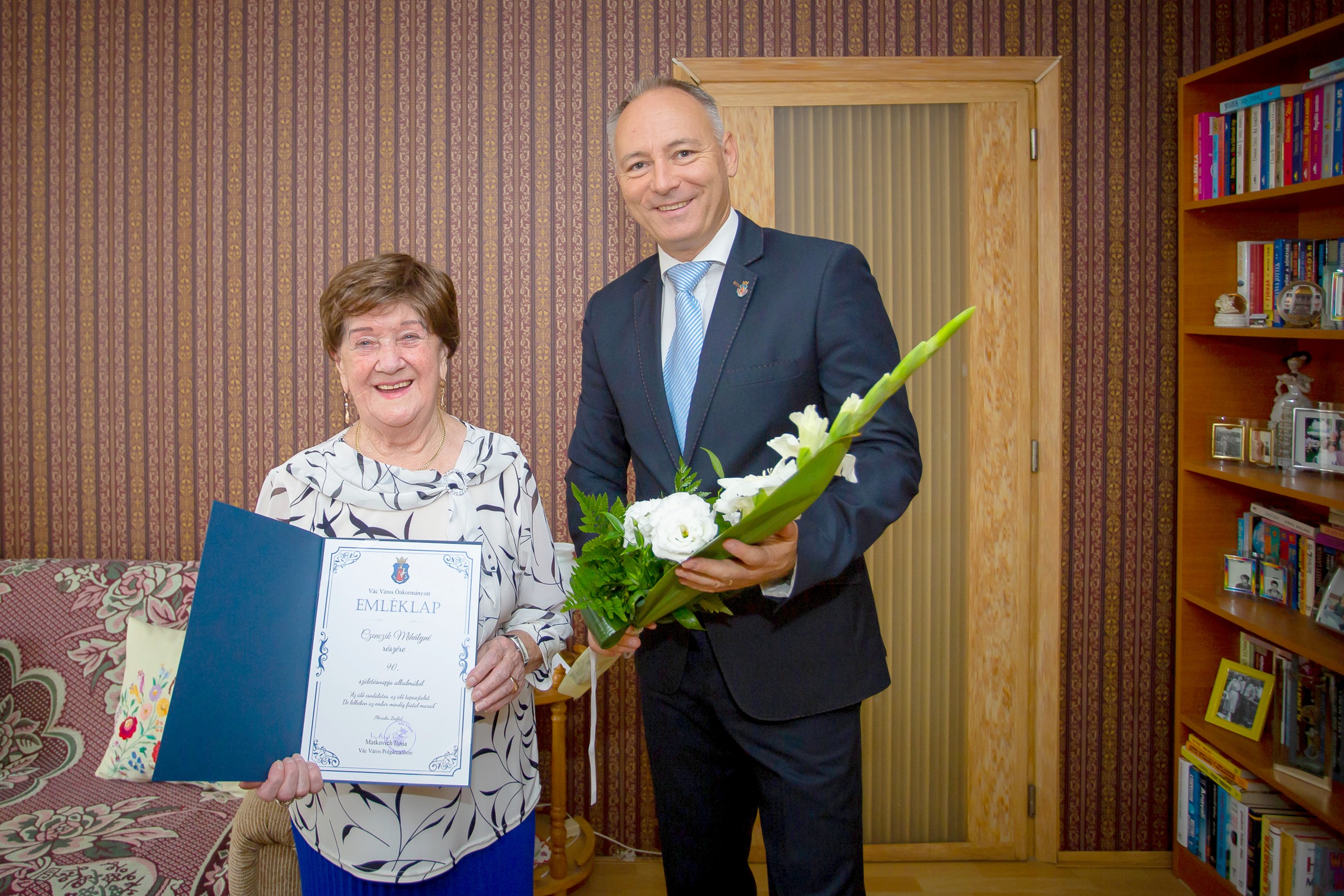 Szeretettel köszöntjük a szépkorú Czenczik Mihálynét