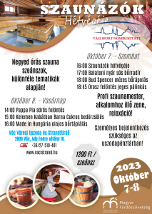 Csobbanj, majd szaunázz éjszaka!