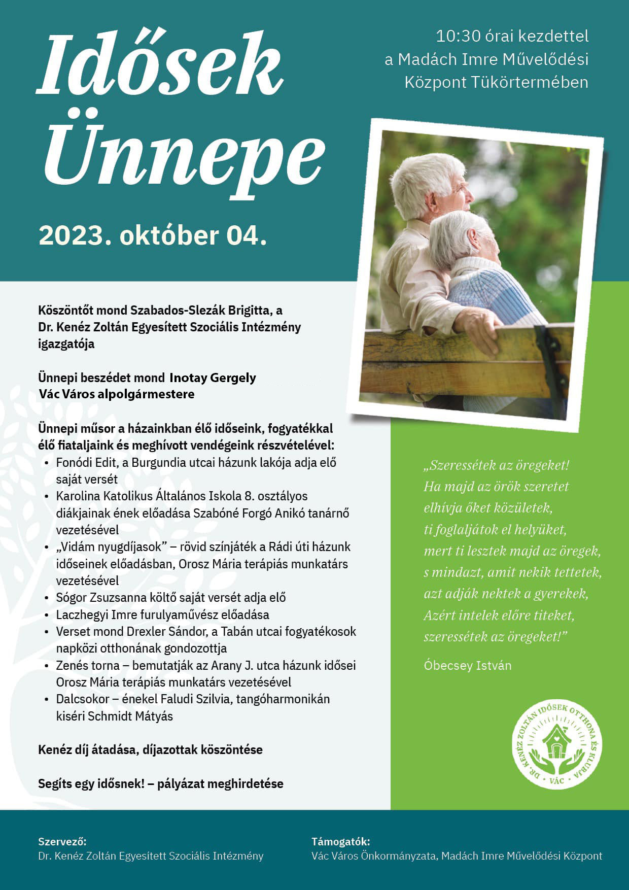 Az idősek váci ünneplése