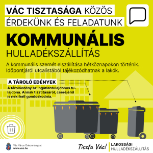 Lakossági hulladékszállítás – kommunális hulladék