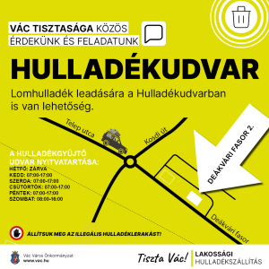 Lakossági hulladékszállítás - Hulladékudvar