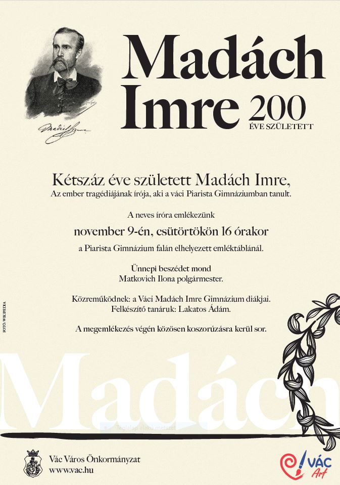 Madách Imrére emlékezünk