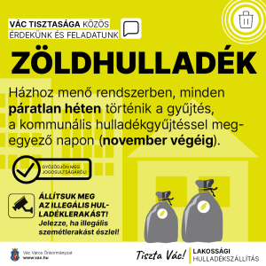 Lakossági hulladékszállítás – zöldhulladék