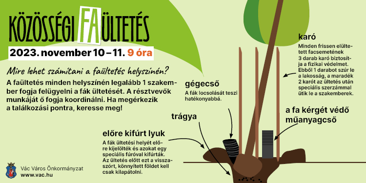 Közösségi faültetés a hétvégén