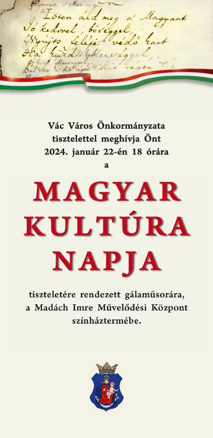 A magyar kultúra napjának váci ünnepe