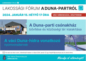 Tájékoztató a január 15-i lakossági fórum témáiról