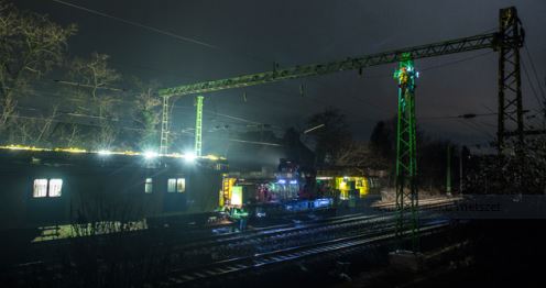 Éjszakai zajjal járó munkavégzés a vasútvonalakon 