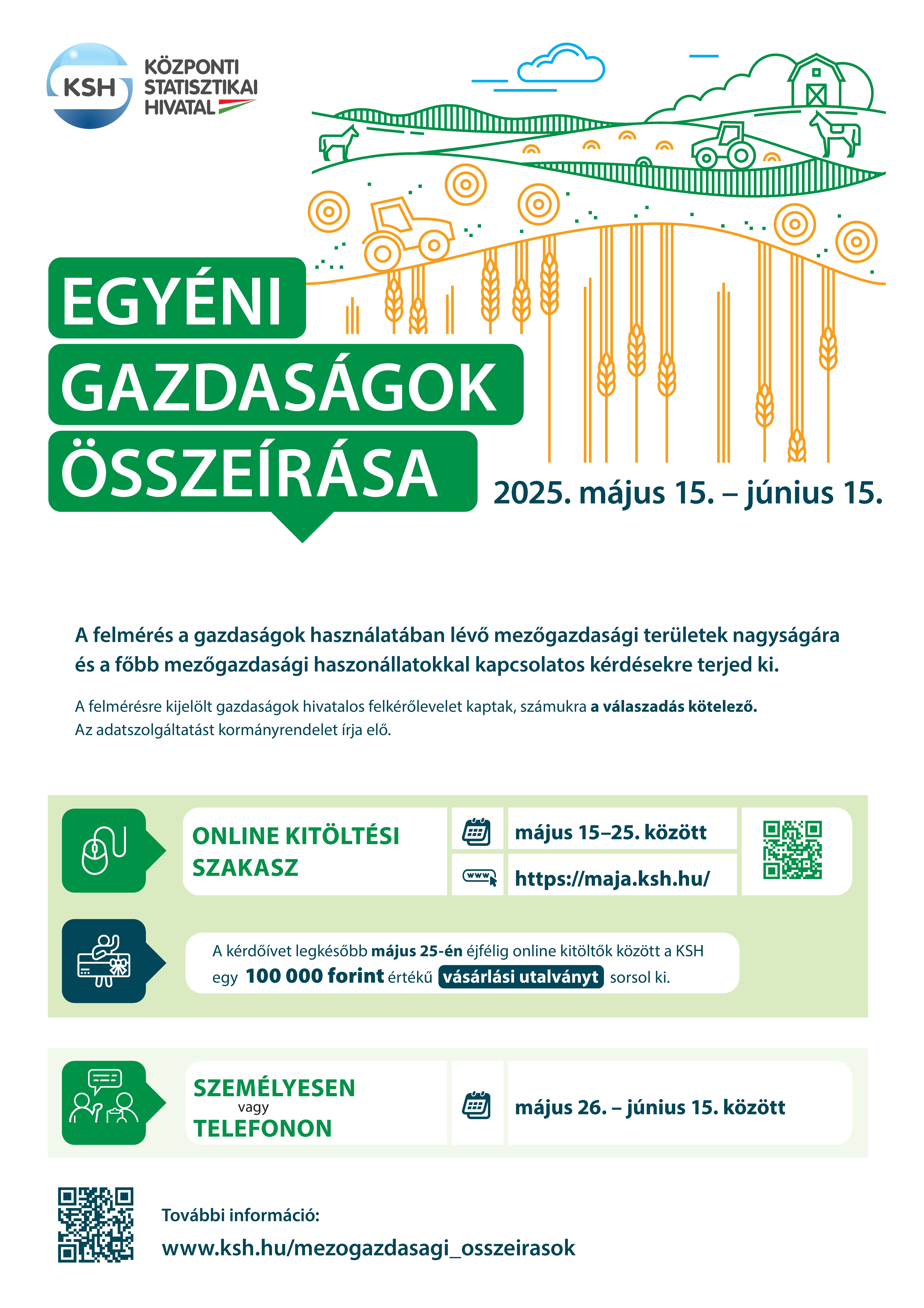 Tájékoztatás lakossági adatgyűjtésekről
