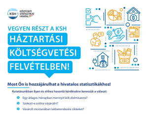 Tájékoztatás lakossági adatgyűjtésről