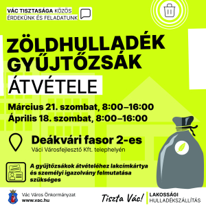 Zöldhulladék zsákosztás